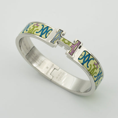 [Clover Jewelery]H BRACELET BEIGE MULTICOLOR