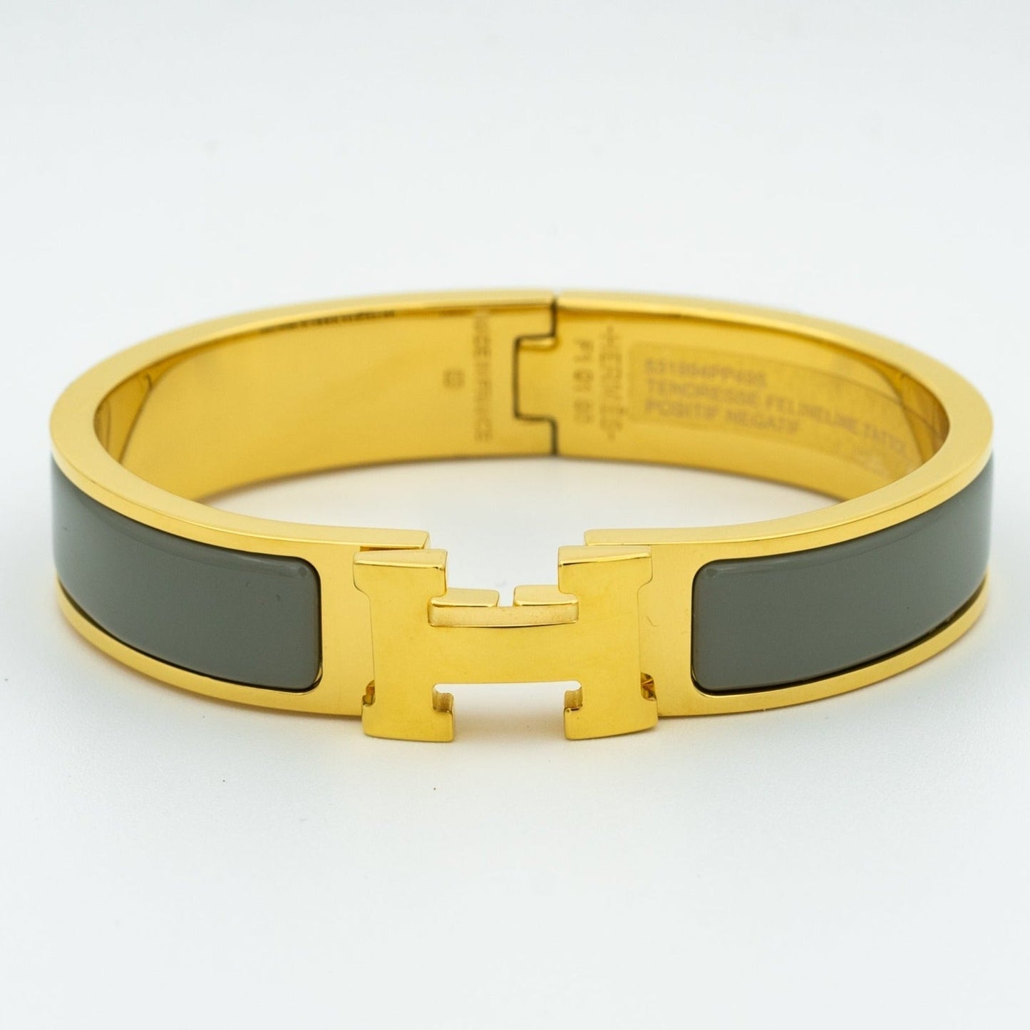 [Clover Jewelery]H BRACELET BLUE GREEN 12MM