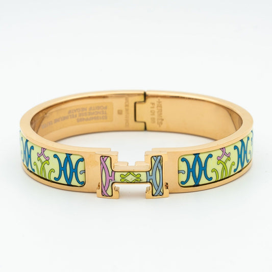 [Clover Jewelery]H BRACELET BEIGE MULTICOLOR