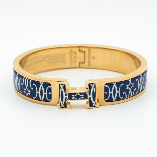 [Clover Jewelery]H BRACELET BLACK MULTICOLOR