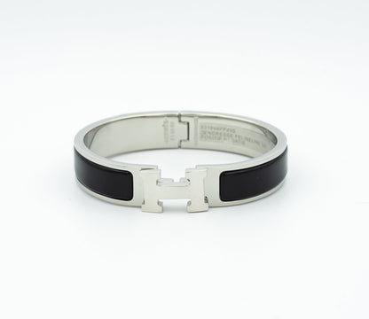 [Clover Jewelery]H BLACK BRACELET