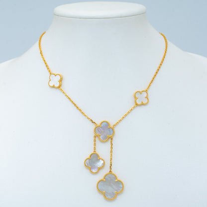 [Clover Jewelery]CLOVER MOTHER OF PEARL NECKLACE 6 MOTIF