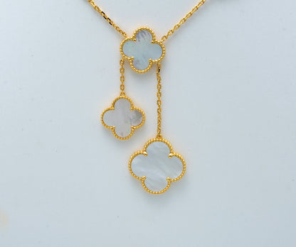 [Clover Jewelery]CLOVER MOTHER OF PEARL NECKLACE 6 MOTIF