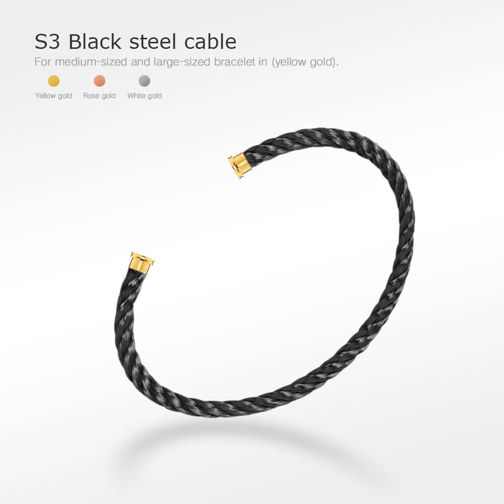 [Clover Jewelery]FORCE SERIES BRACELET CABLES 50 CHOICES (DIY SELECTION)