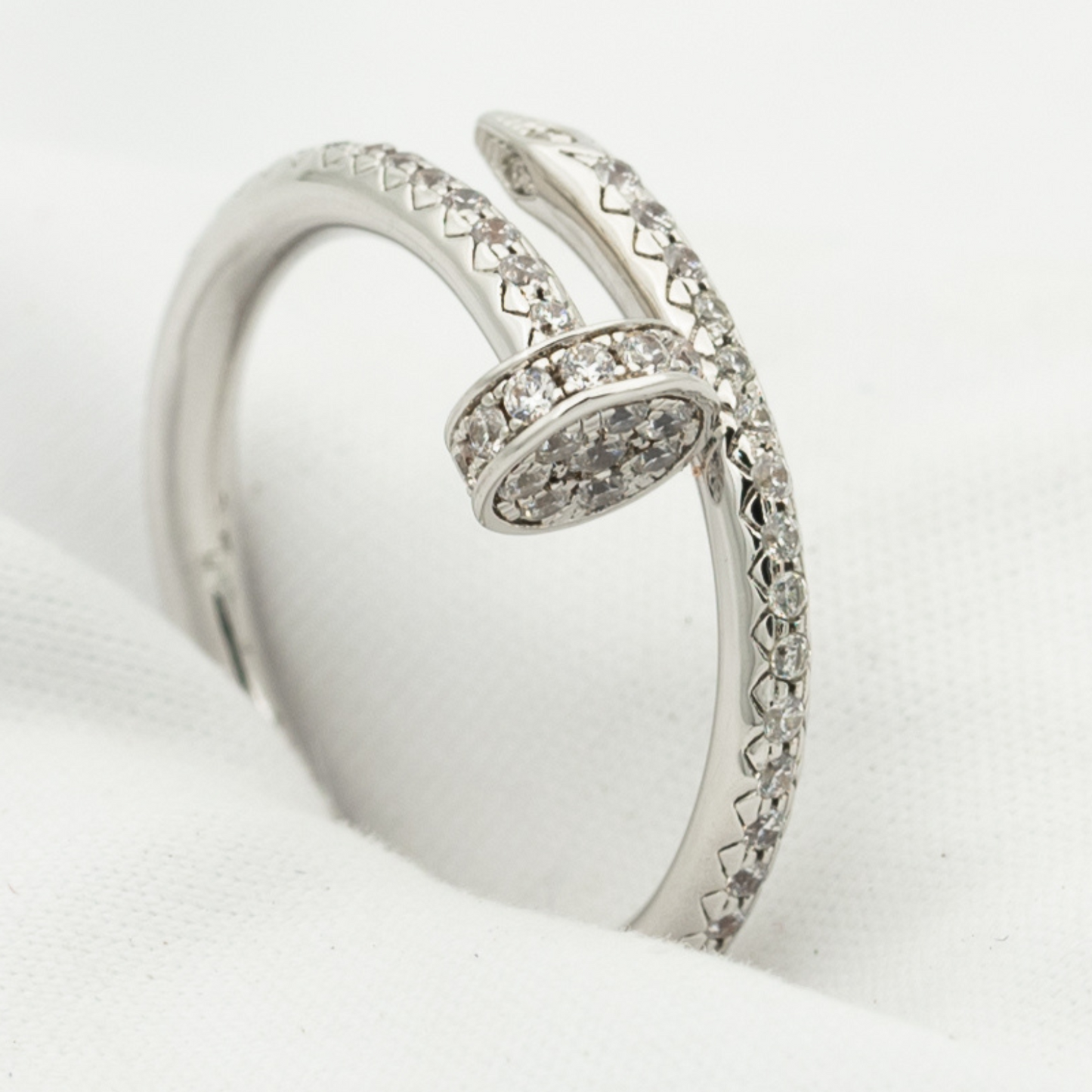 [Clover Jewelery]JUSTE RING 1.8MM SILVER DIAMONDS