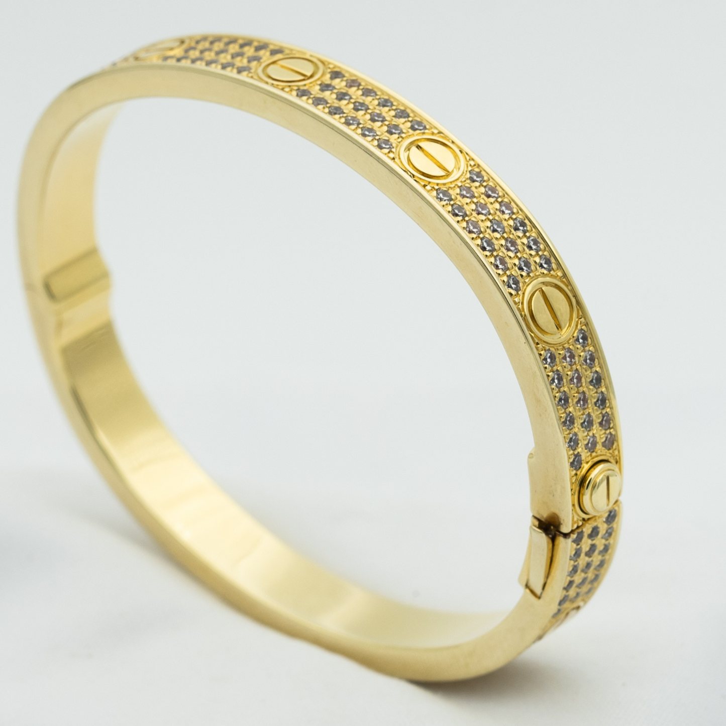 [Clover Jewelery]LOVE BRACELET 6.1MM DIAMOND-PAVED