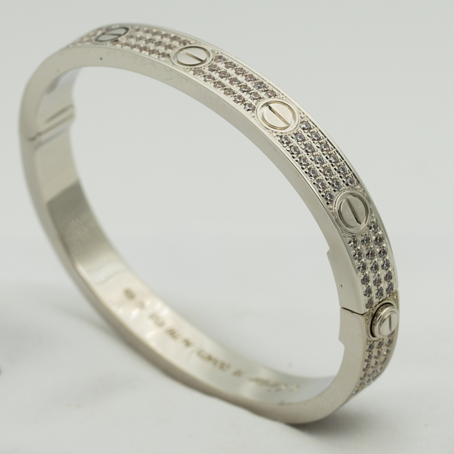 [Clover Jewelery]LOVE BRACELET 6.1MM DIAMOND-PAVED