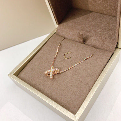 [Clover Jewelery]JEUX DE DIAMOND NECKLACE