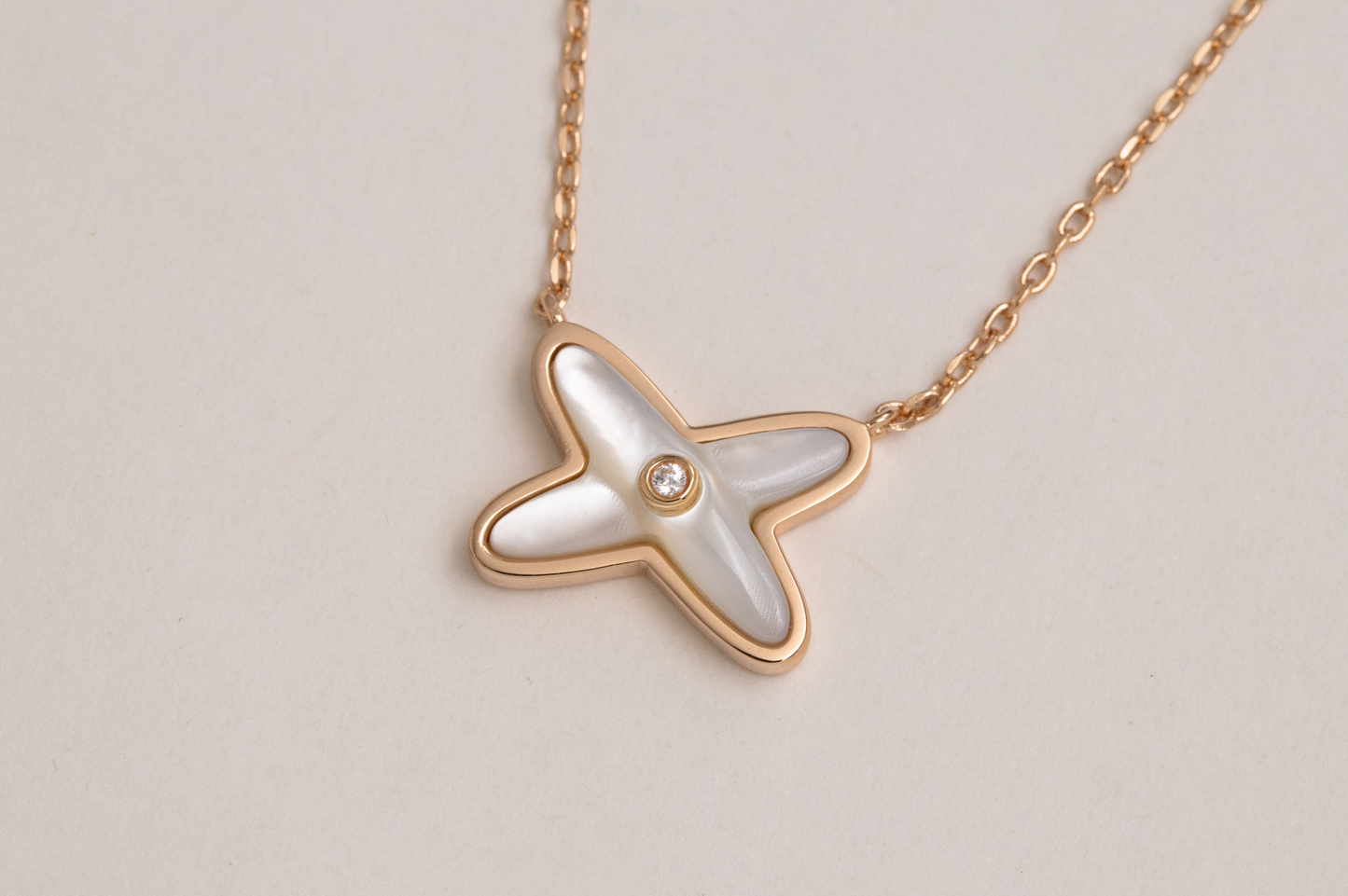 [Clover Jewelery]JEUX DE NECKLACE 1 DIAMOND