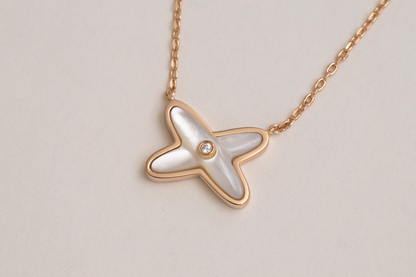 [Clover Jewelery]JEUX DE NECKLACE 1 DIAMOND