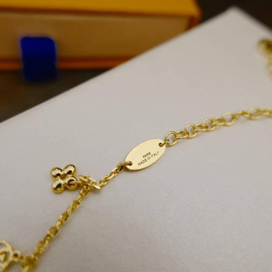 [Clover Jewelery]BLOOMING SUPPLE NECKLACE BRASS