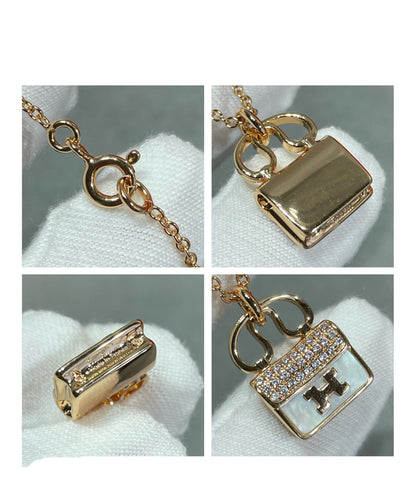 [Clover Jewelery]H CIRCE MOISSANITE PENDANT NECKLACE GOLD