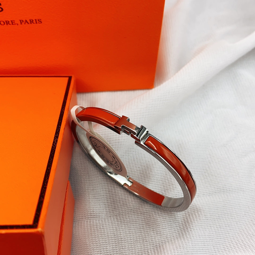 [Clover Jewelery]CLASSIC HM CLIC RED 8MM ENAMEL BRACELET