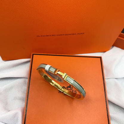 [Clover Jewelery]CLASSIC HM CLIC GREEN 8MM ENAMEL BRACELET