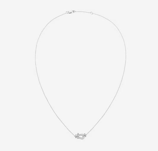 [Clover Jewelery]FORCE 10 DIAMOND SILVER NECKLACE MINI MODEL