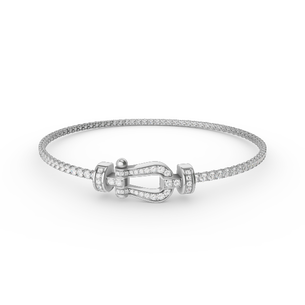 [Clover Jewelery]FORCE  HORSESHOE  DIAMOND TENNIS BRACELET