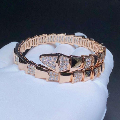 [Clover Jewelery]SERPENTI BRACELET PINK GOLD DIAMOND