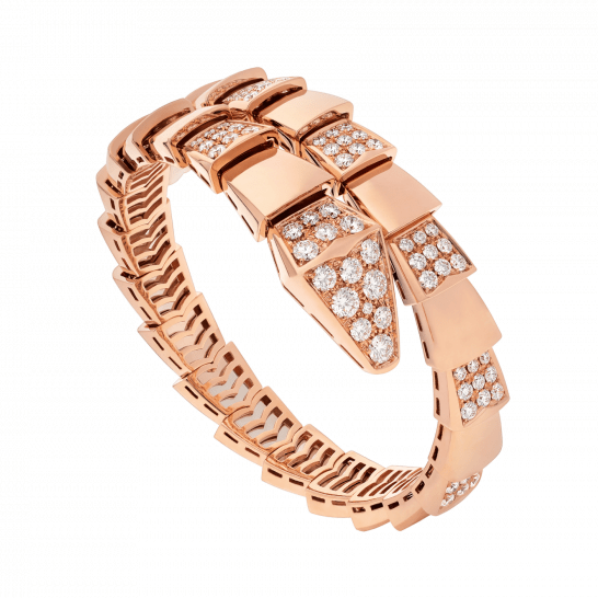 [Clover Jewelery]SERPENTI BRACELET PINK GOLD DIAMOND