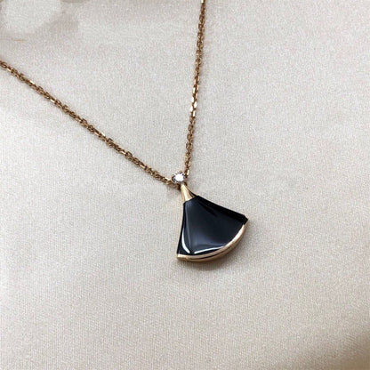 [Clover Jewelery]DREAM NECKLACE ONYX 1 DIAMOND