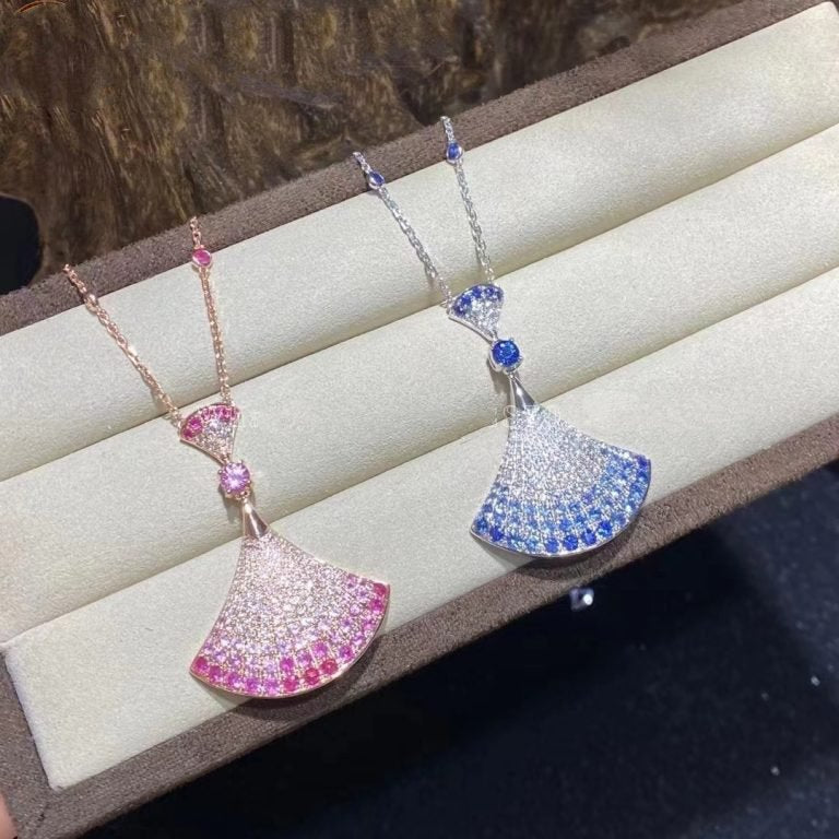 [Clover Jewelery]DREAM NECKLACE AGATE SILVER DIAMOND
