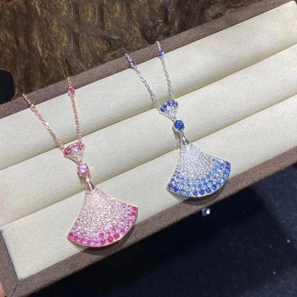 [Clover Jewelery]DREAM NECKLACE AGATE SILVER DIAMOND