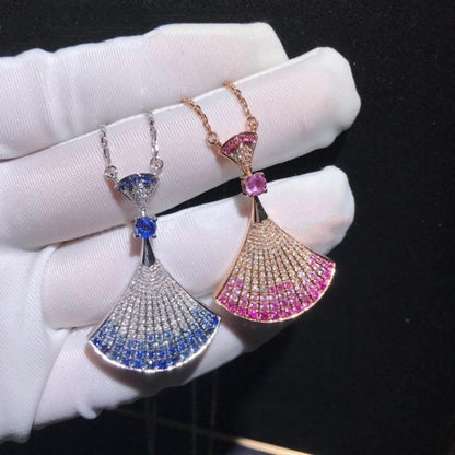 [Clover Jewelery]DREAM NECKLACE AGATE SILVER DIAMOND