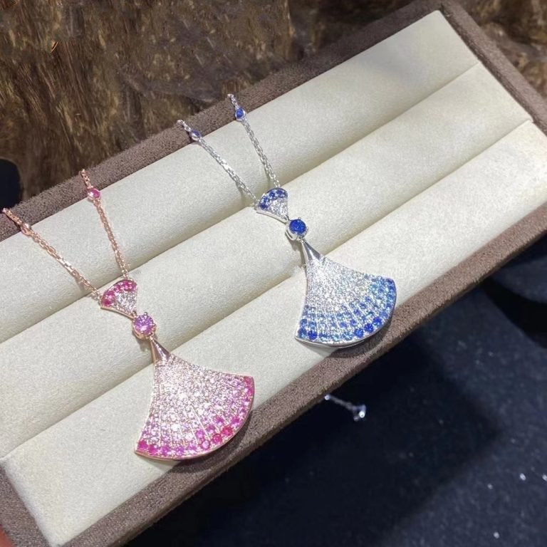 [Clover Jewelery]DREAM NECKLACE AGATE SILVER DIAMOND