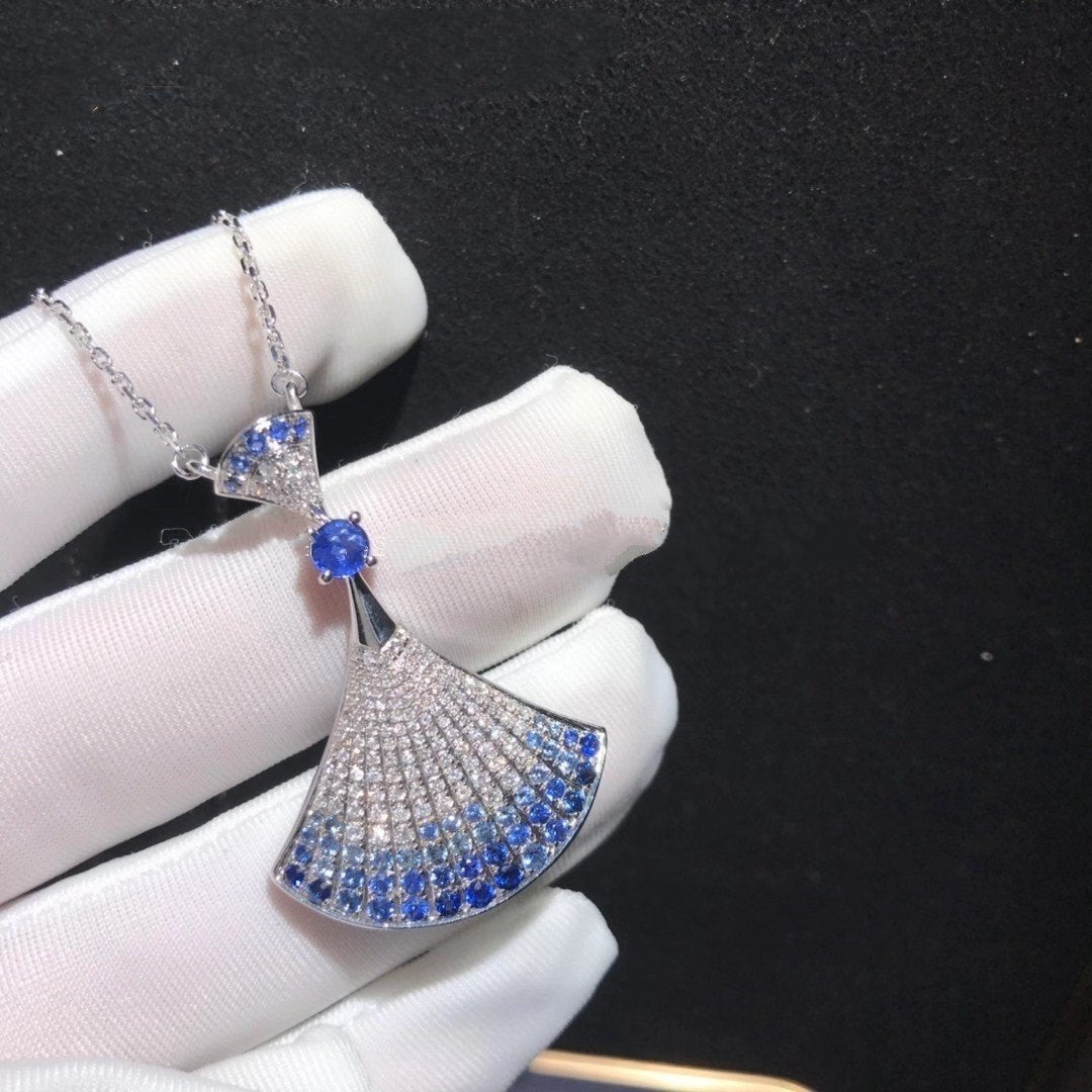 [Clover Jewelery]DREAM NECKLACE AGATE SILVER DIAMOND