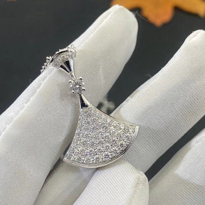 [Clover Jewelery]DREAM NECKLACE SILVER FULL DIAMOND