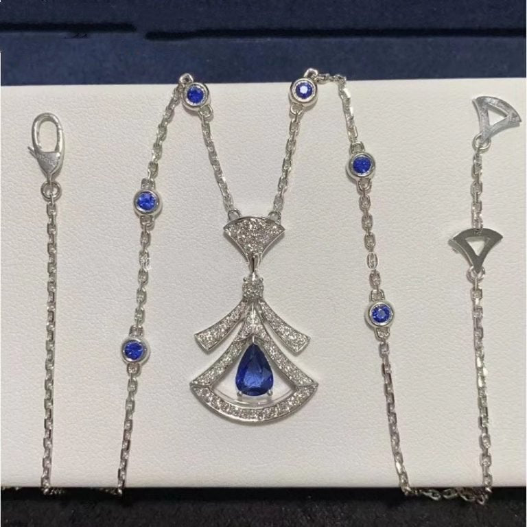 [Clover Jewelery]DREAM NECKLACE AGATE DIAMOND SILVER