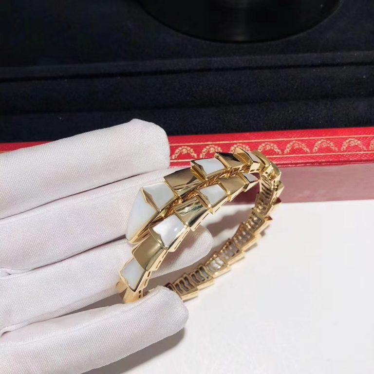 [Clover Jewelery]SERPENTI BRACELET MOP GOLD