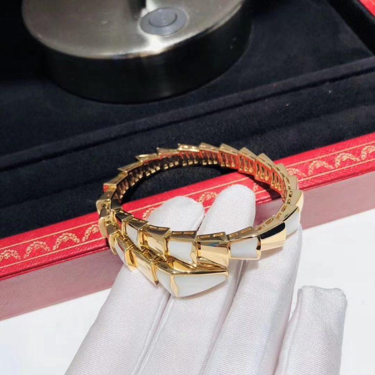 [Clover Jewelery]SERPENTI BRACELET MOP GOLD