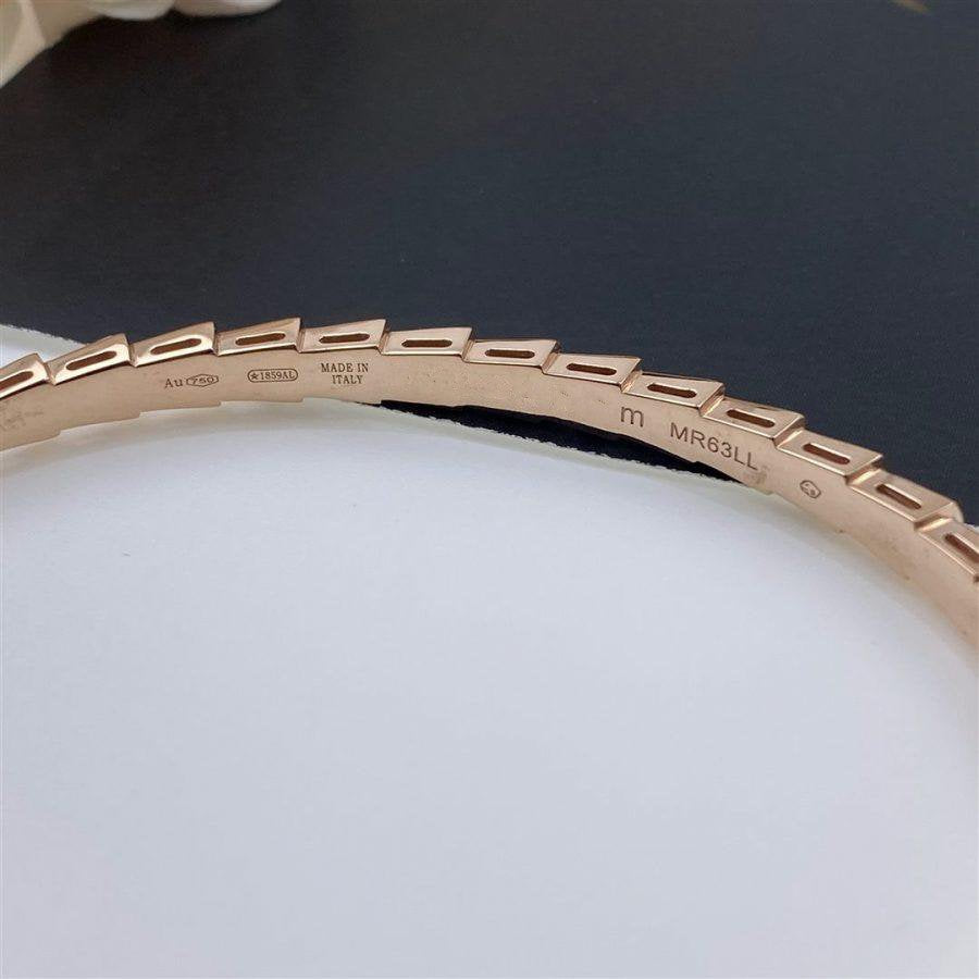 [Clover Jewelery]SERPENTI BRACELET PINK GOLD MOP DIAMOND
