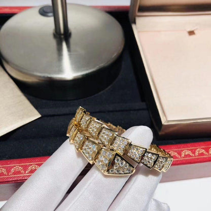 [Clover Jewelery]SERPENTI BRACELET 8MM GOLD DIAMOND
