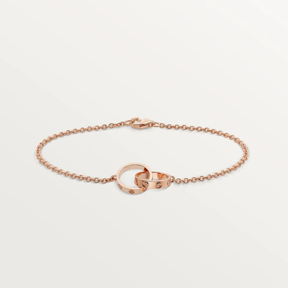 [Clover Jewelery]LOVE BRACELET DOUBLE RING