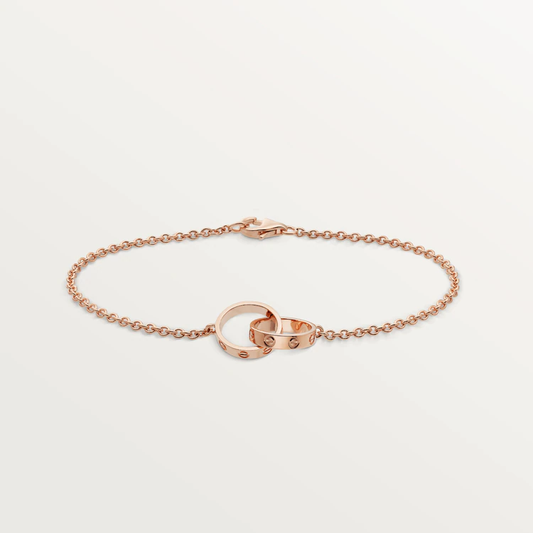 [Clover Jewelery]LOVE BRACELET DOUBLE RING