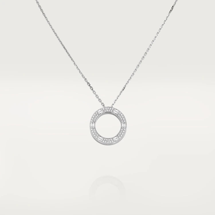 [Clover Jewelery]LOVE NECKLACE ADJUSTABLE SILVER