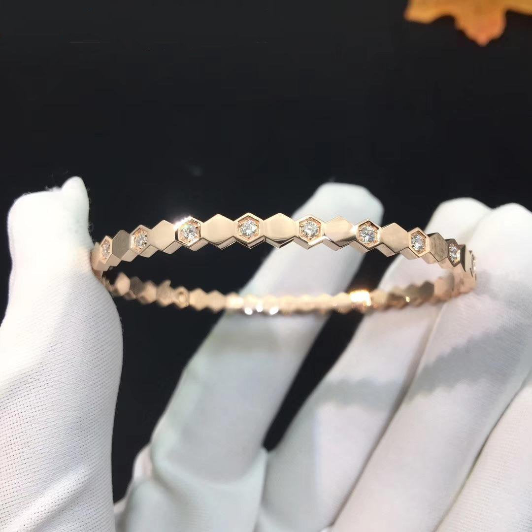 [Clover Jewelery]BEE LOVE SILVER DIAMOND BRACELET