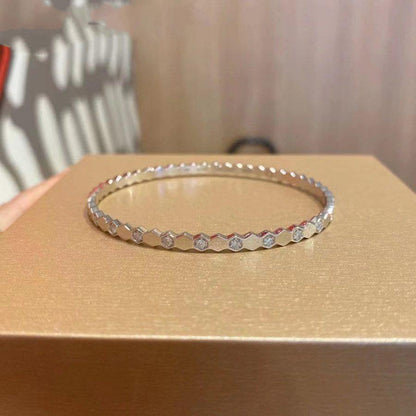 [Clover Jewelery]BEE LOVE SILVER DIAMOND BRACELET
