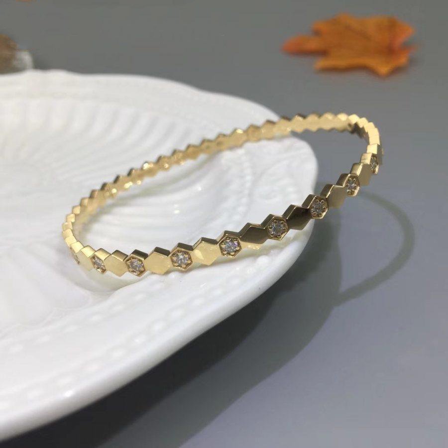 [Clover Jewelery]BEE LOVE GOLD DIAMOND BRACELET