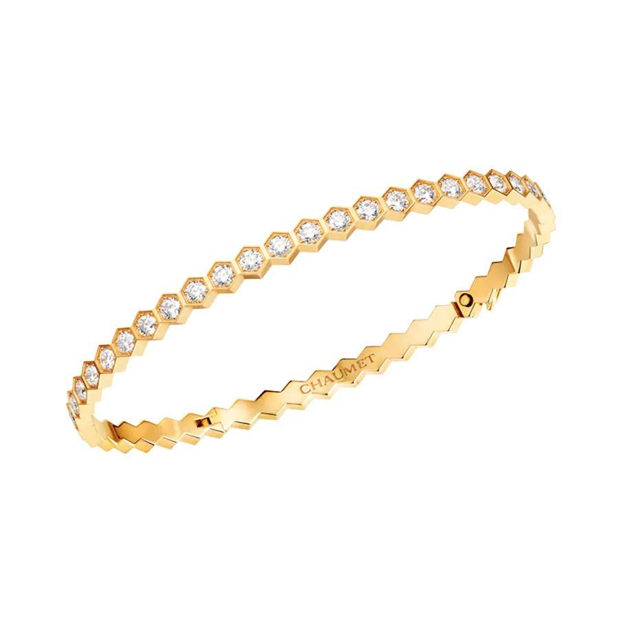 [Clover Jewelery]BEE LOVE GOLD BRACELET FULL DIAMOND