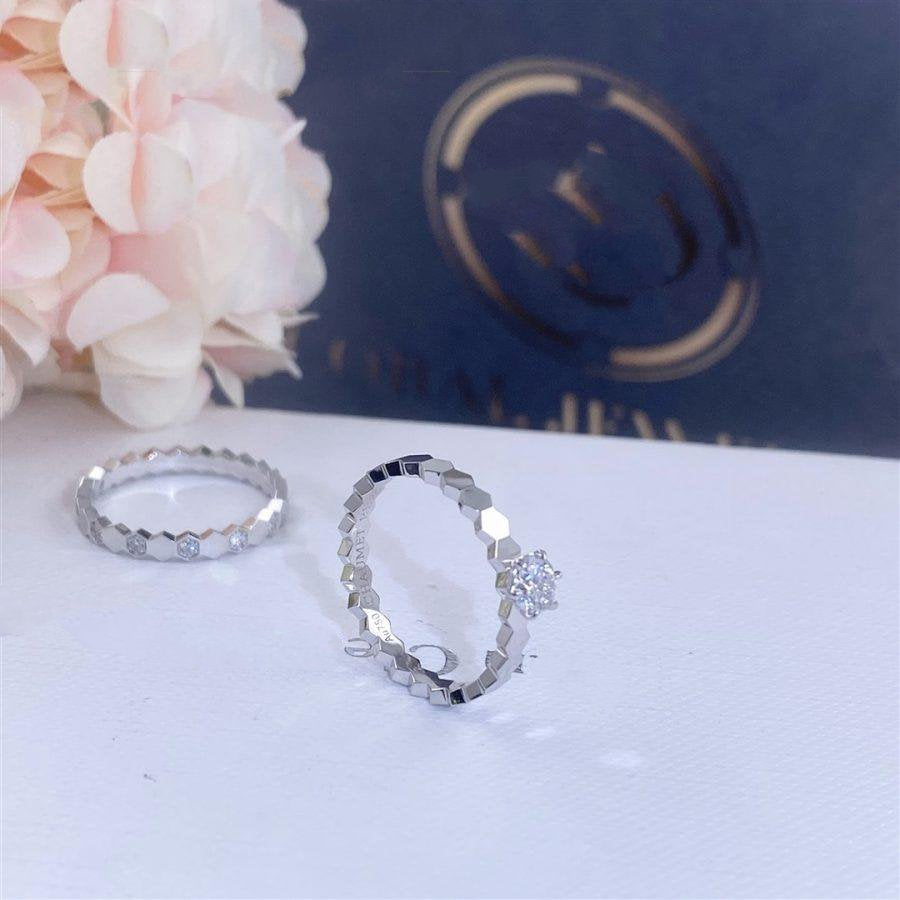 [Clover Jewelery]BEE LOVE RING SILVER 1 DIAMOND