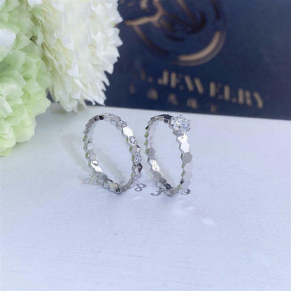 [Clover Jewelery]BEE LOVE RING SILVER 1 DIAMOND