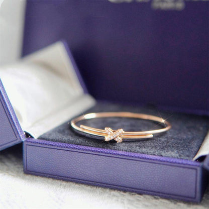 [Clover Jewelery]JEUX DE BRACELET PINK GOLD DIAMONDS