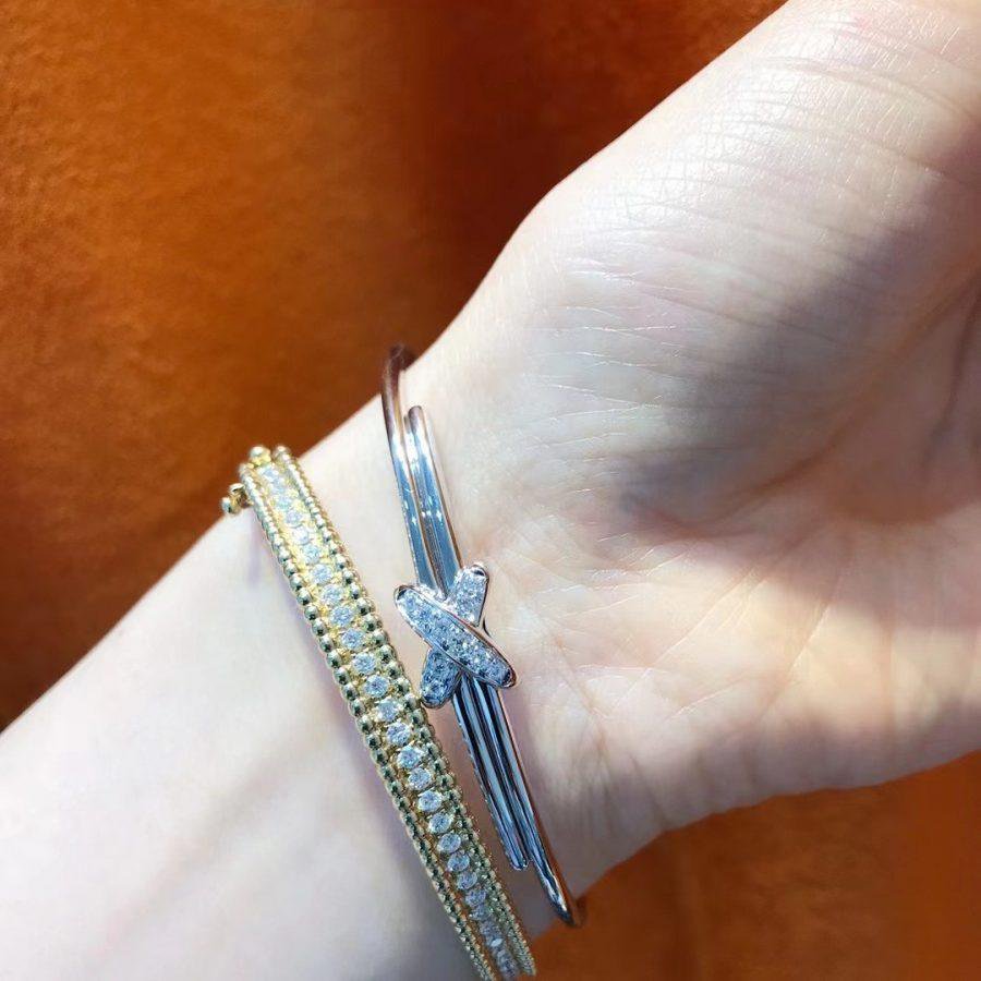 [Clover Jewelery]JEUX DE BRACELET SILVER DIAMONDS