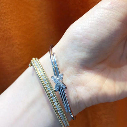 [Clover Jewelery]JEUX DE BRACELET SILVER DIAMONDS