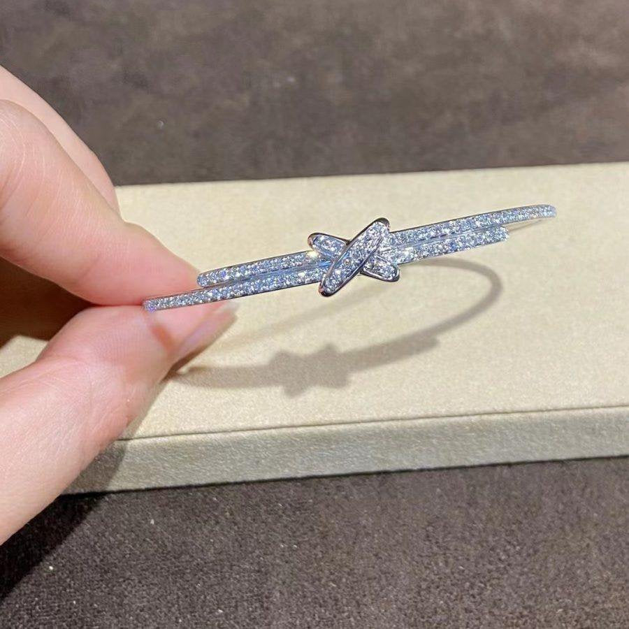 [Clover Jewelery]JEUX DE BRACELET DIAMONDS SILVER