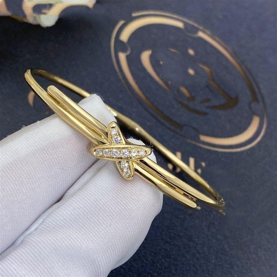 [Clover Jewelery]JEUX DE BRACELET GOLD DIAMONDS