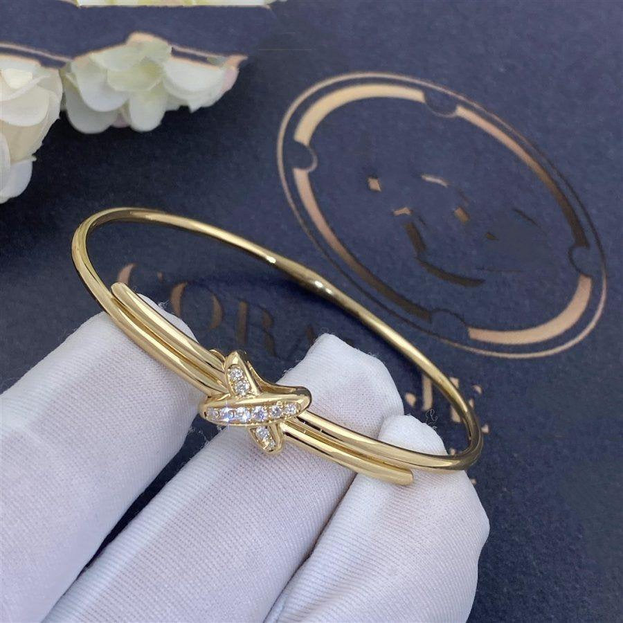 [Clover Jewelery]JEUX DE BRACELET GOLD DIAMONDS