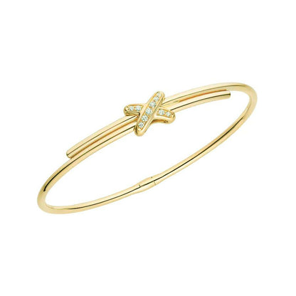 [Clover Jewelery]JEUX DE BRACELET GOLD DIAMONDS